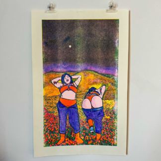 Superbloom riso poster