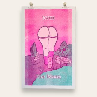 The Moon Kyle Holiday Tarot poster