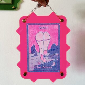 Kyle Holiday - The Moon tarot print framed