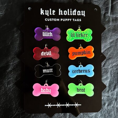 Kyle Holiday Custom Puppy Play Tags